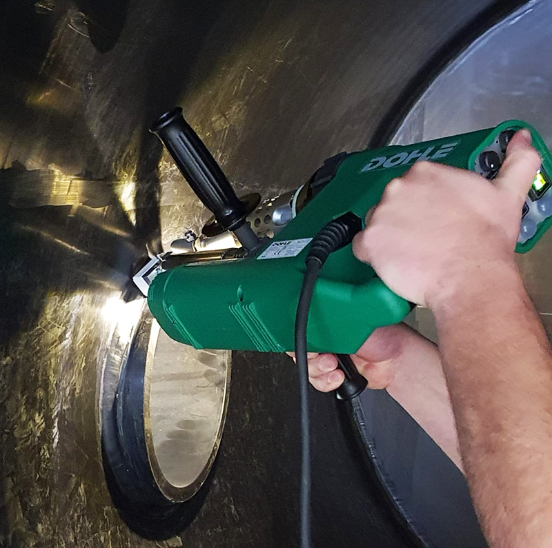 瑞士BAK全新擠出式焊槍ExOn C3應(yīng)用于塑料管道施工