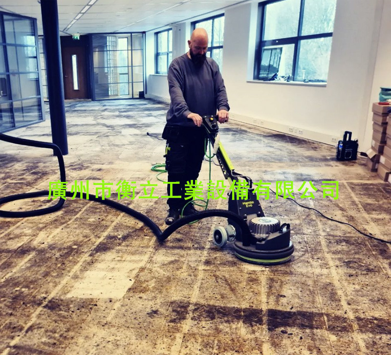 德國(guó)WOLFF沃爾夫重型打磨機(jī)Mambo應(yīng)用于地面找平打磨施工